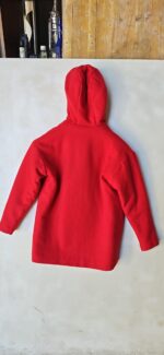 Cappotto Elegante da Bambina con Cappuccio e Chiusura a Ganci - Rosso (8-10 Anni / Usato Ottimo Stato) – Bild 4