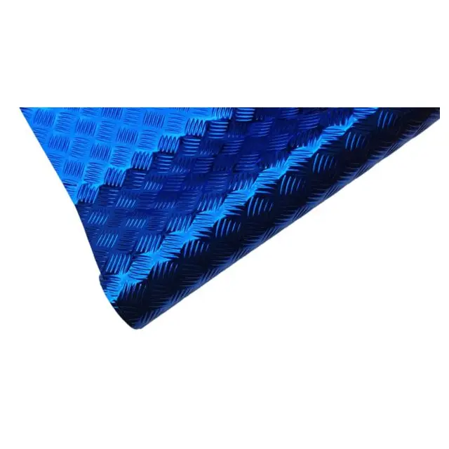 PLASTICA ADESIVA METALLO BLU